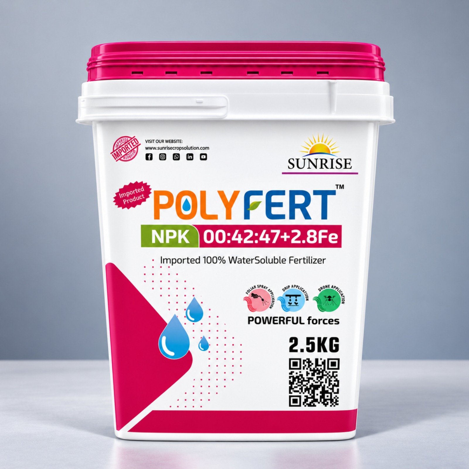 Chelated Fertilizer Carton & Bottle Design