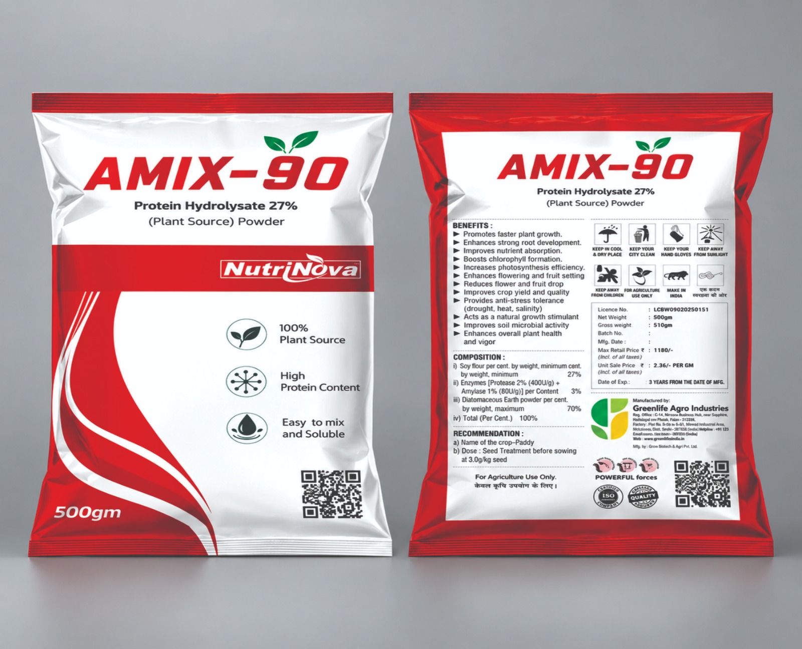 Agricultural Chemical & Fungicide Packaging System