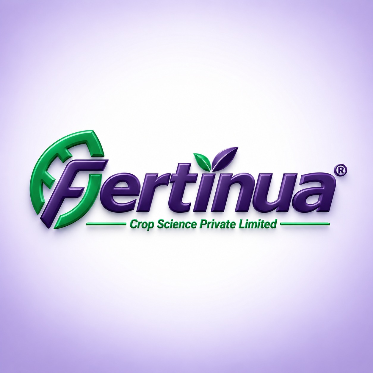 Fertinua Crop Science 3D Emblem & Brand Logo