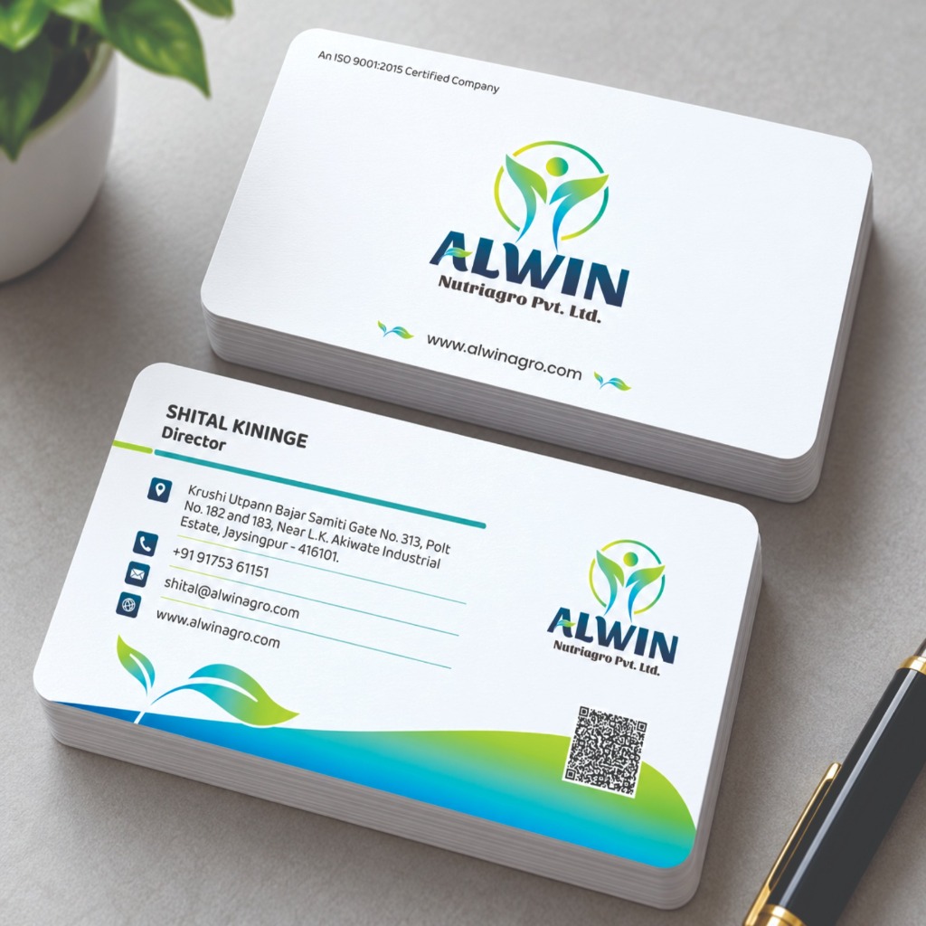 Alwin Nutriagro — Corporate Business Card System